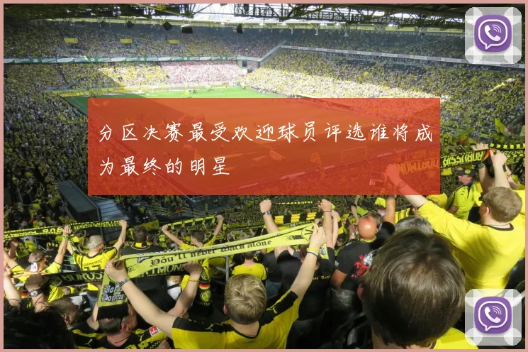 分区决赛最受欢迎球员评选谁将成为最终的明星